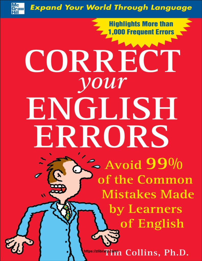 Rich Results on Google's SERP when searching for 'Zlibrary Correct Your English Errors First Edition Book'