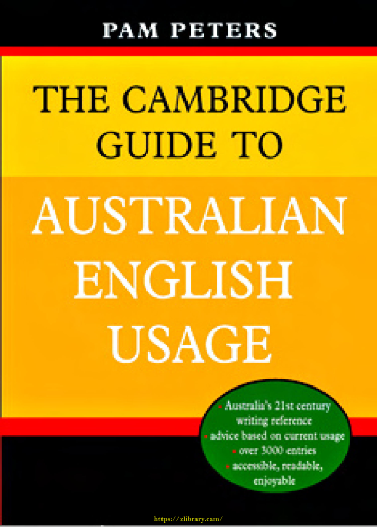 Rich Results on Google's SERP when searching for 'Zlibrary The Cambridge Guide To Australian English Usage Book'