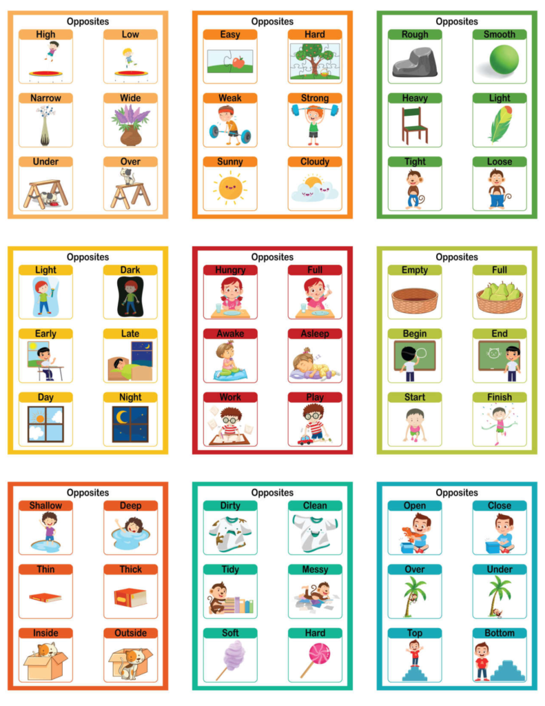 Rich Results on Google's SERP when searching for 'Opposites Worksheet'