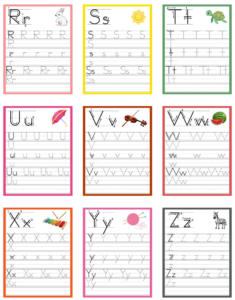 Rich Results on Google's SERP when searching for 'Alphabet Trace and Write Worksheet'
