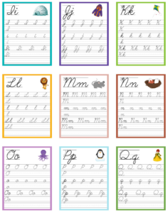 Rich Results on Google's SERP when searching for 'Cursive Alphabet Trace and Write Worksheet'