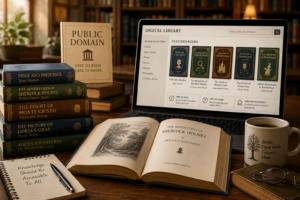 Classic public domain books available for reading and study in a digital library.